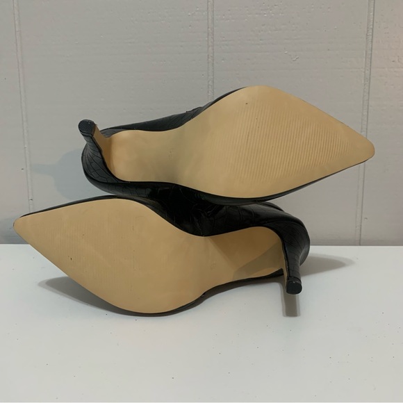 Women’s Black Altuzarra Target Jonathan Patent Pleather Lace-Up Stiletto Heel - Picture 8 of 10